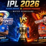 Mumbai Indians vs Sunrisers Hyderabad Match Scorecard