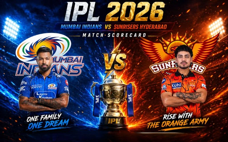 Mumbai Indians vs Sunrisers Hyderabad Match Scorecard
