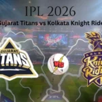 Gujarat Titans vs Kolkata Knight Riders Standings