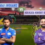 Kolkata Knight Riders vs Mumbai Indians Timeline