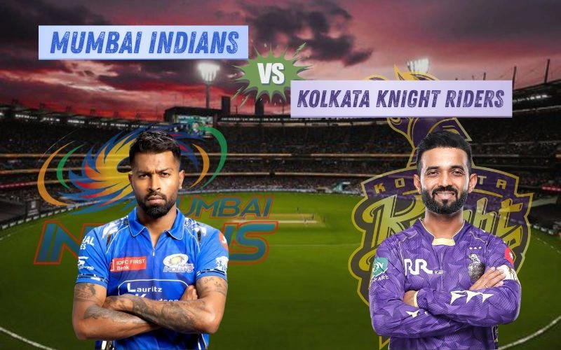 Kolkata Knight Riders vs Mumbai Indians Timeline