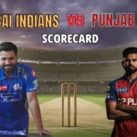 Mumbai Indians Vs Punjab Kings Match Scorecard