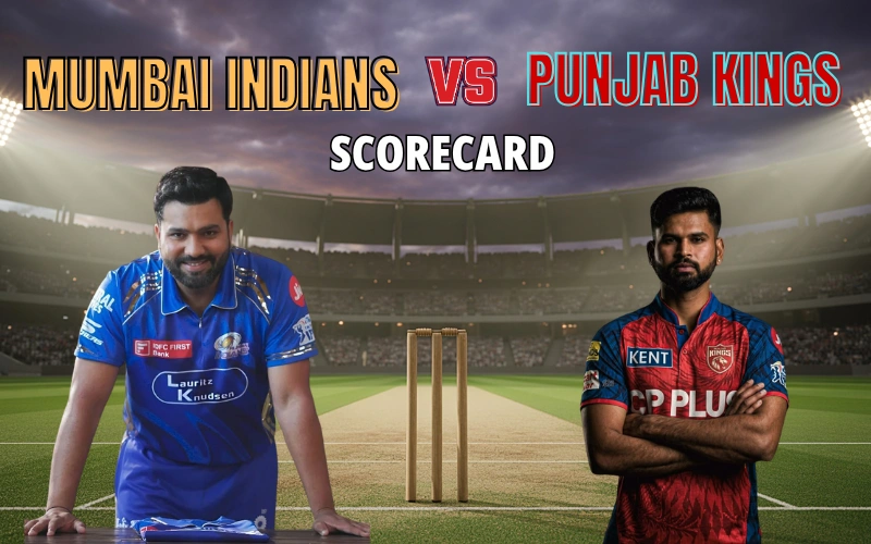 Mumbai Indians Vs Punjab Kings Match Scorecard