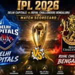 Delhi Capitals vs Royal Challengers Bengaluru Match Scorecard