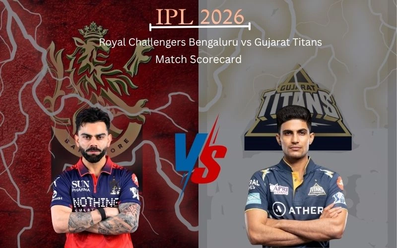 Royal Challengers Bengaluru vs Gujarat Titans Match Scorecard