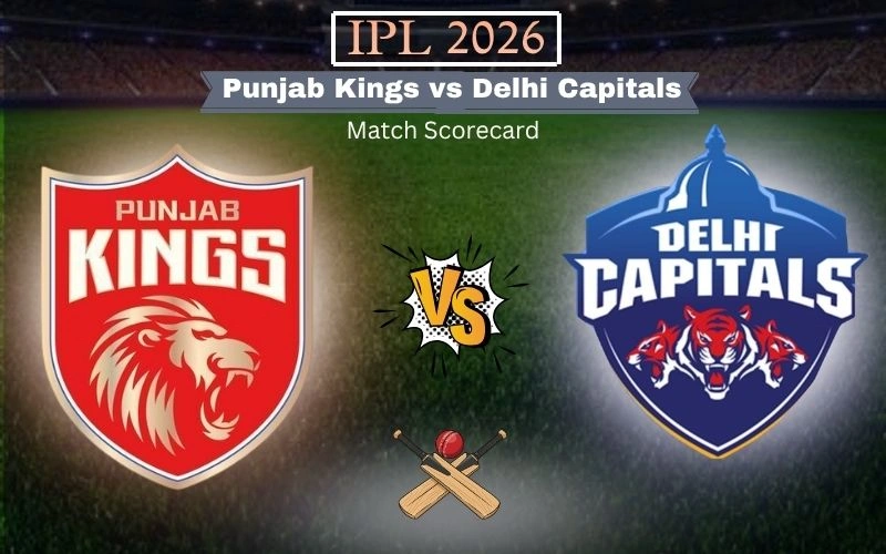 Punjab Kings vs Delhi Capitals Match Scorecard
