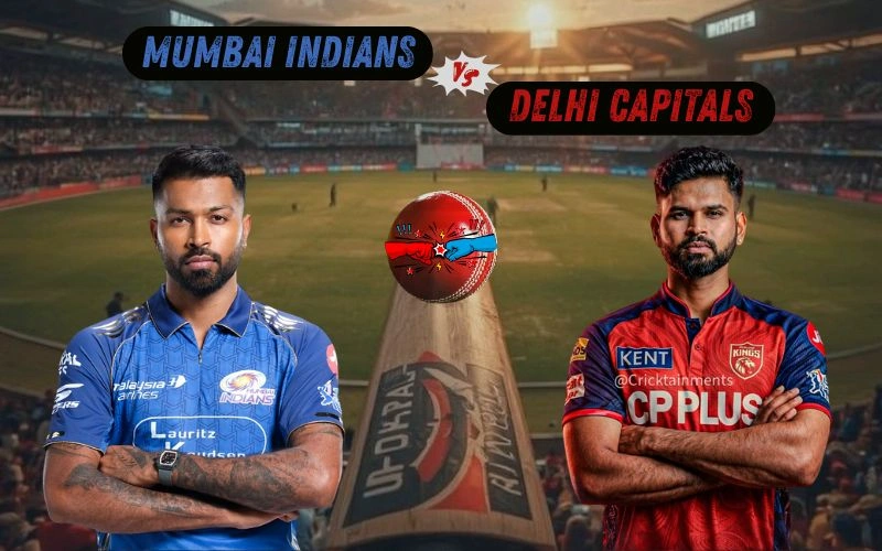 मुंबई इंडियन्स वि दिल्ली कॅपिटल्स सामन्याचे स्कोअरकार्ड