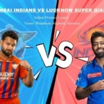 लखनौ सुपर जायंट्स वि मुंबई इंडियन्स सामन्याचे स्कोअरकार्ड