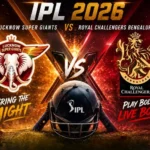 Lucknow Super Giants vs Royal Challengers Bengaluru Timeline