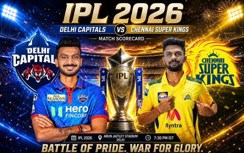 Delhi Capitals vs Chennai Super Kings Match Scorecard