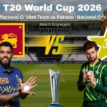 Sri Lanka National Cricket Team vs Pakistan National Cricket Team Match Scorecard
