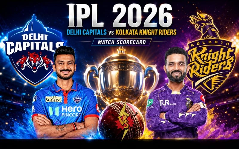 Delhi Capitals vs Kolkata Knight Riders Match Scorecard