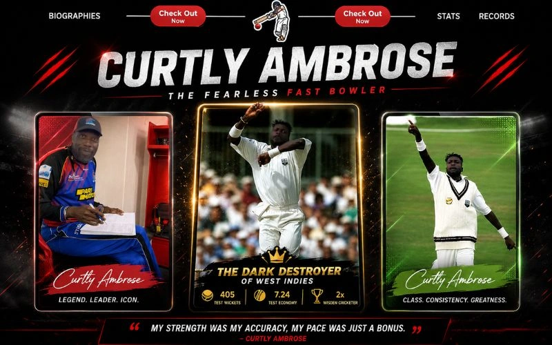 Curtly Ambrose Stats