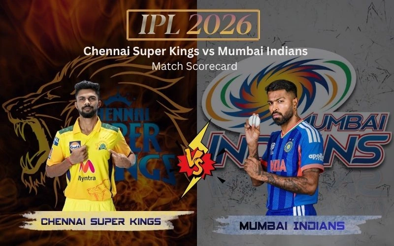 Chennai Super Kings vs Mumbai Indians Match Scorecard