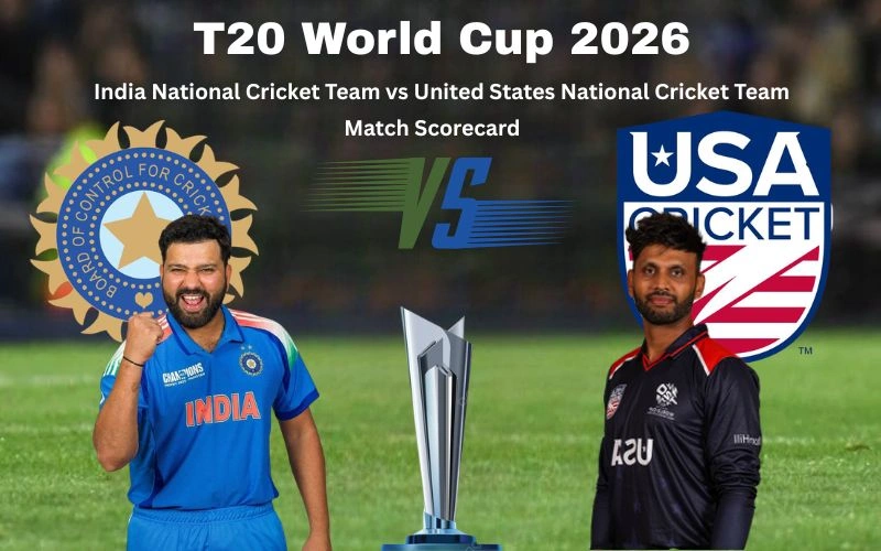 India National Cricket Team vs United States National Cricket Team Match Scorecard