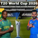 South Africa National Cricket Team vs India National Cricket Team Match Scorecard