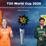 Netherlands National Cricket Team vs Pakistan National Cricket Team Match Scorecard: Pakistan Secures Thrilling 3-Wicket Victory in T20 World Cup