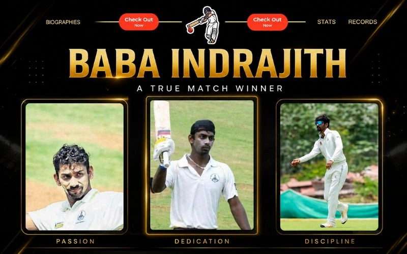 Baba Indrajith Stats