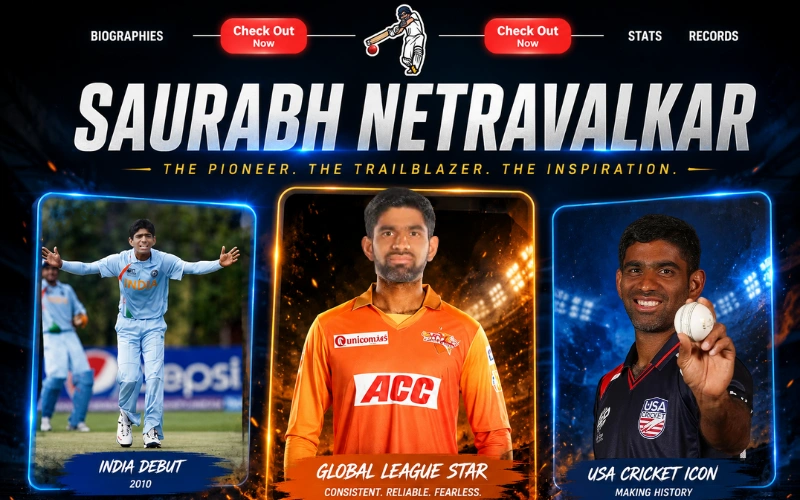 Saurabh Netravalkar Stats 2026: 7 Incredible Records of USA Cricket’s Oracle Engineer and Star Bowler