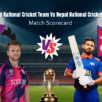 Scotland National Cricket Team Vs Nepal National Cricket Team Match Scorecard: Nepal’s Thrilling 1-Wicket Victory Complete Analysis & Highlights