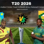 West Indies Cricket Team vs South Africa National Cricket Team Match Scorecard: Full T20 Breakdown with Player Performances and Statistics