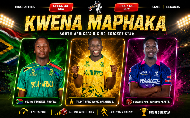 Kwena Maphaka Stats: South Africa Fast Bowler Career, IPL, Age and Records Kwena Maphaka Stats: South Africa Fast Bowler Career, IPL, Age and Records